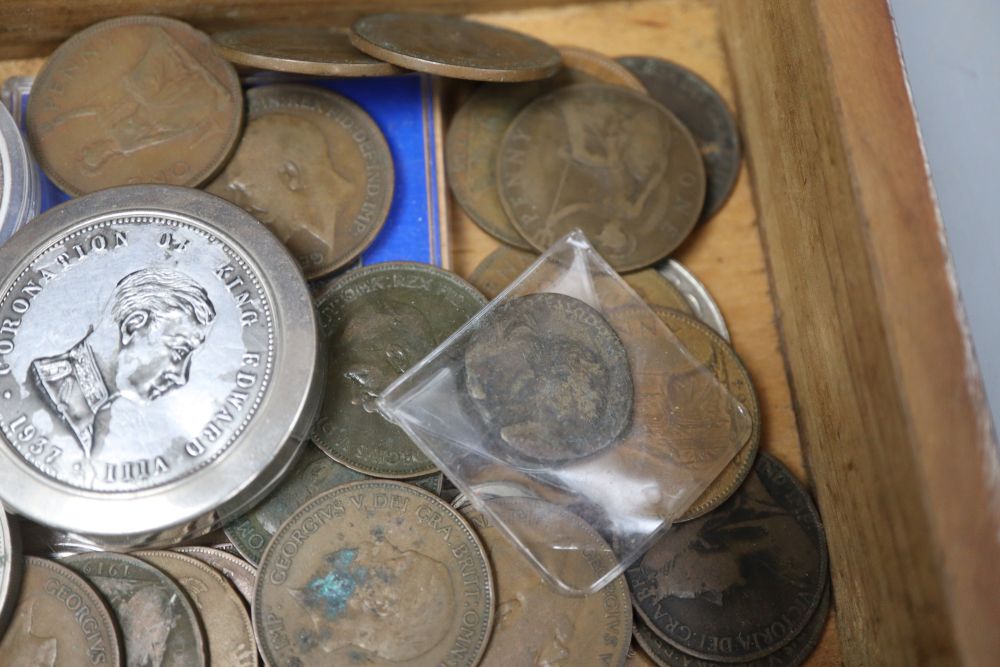 A box of coins
